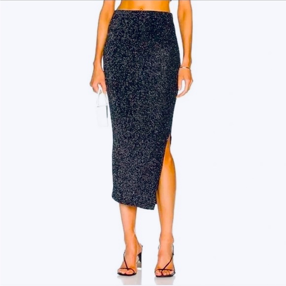 House of Harlow 1960 Dresses & Skirts - House of Harlow 1960 Metallic Glitter Bodycon Pencil Skirt NWT